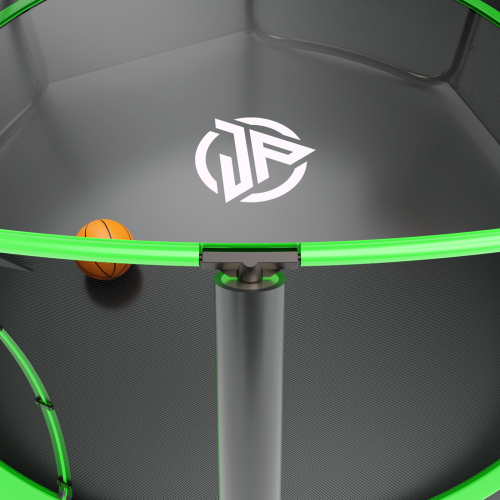 Батут Jump Power 8 ft Pro Inside Basket Green фото фото 6