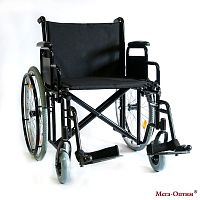 Кресло-коляска Мега-Оптим 711 AE (нейлон) повышенной грузоподъемности