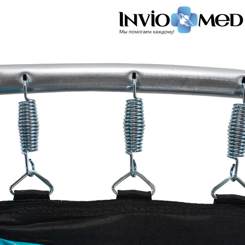 Батут DFC MONKEY 50х50", син/зел, сетка (127х127см) фото фото 15