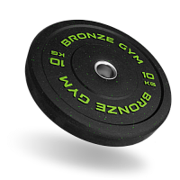 Bronze Gym Диск бамперный 10кг д50 фото