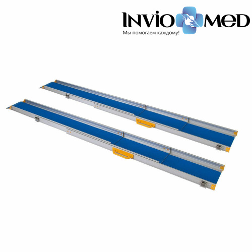 Пандус телескопический 3-х секционный МЕГА 3ПТ2-150 фото