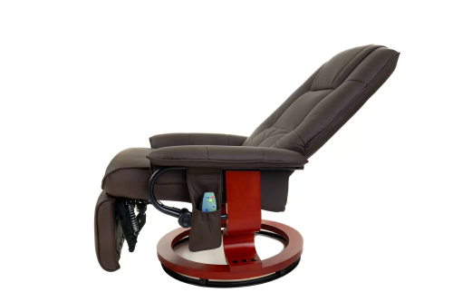 Кресло вибромассажное Calviano с подъемным пуфом 2159 фото фото 8
