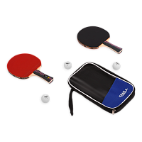 KRAFLA S-T1000 Набор для настольного тенниса (ракетки 2шт., мяч 3шт., чехол) фото
