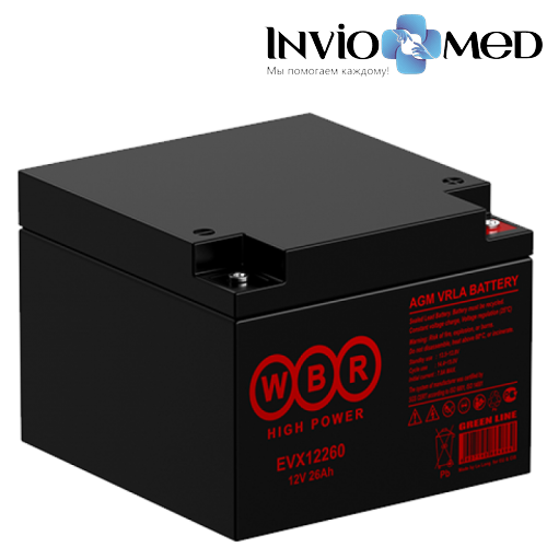 Аккумулятор WBR EVX12260 (26 Aч) для инвалидных колясок фото