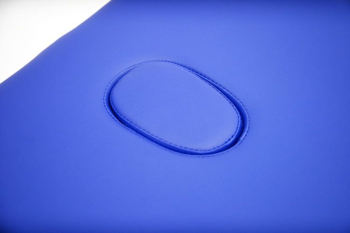 Массажный стол MET Comfort A3 алюминий, 3-х секционный, синий (арт.15205) фото фото 3