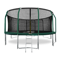 ARLAND Батут премиум 16FT с внутренней страховочной сеткой и лестницей (Dark green) фото