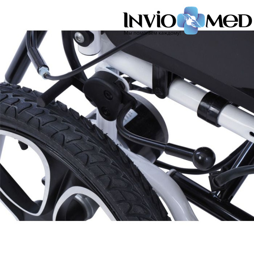 Электрическая кресло-коляска MET COMFORT 85 раскладываемая в горизонталь, с self-откидной спинкой (арт. 18543) фото 4 Электрическая кресло-коляска MET COMFORT 85 раскладываемая в горизонталь, с self-откидной спинкой (арт. 18543) фото 4