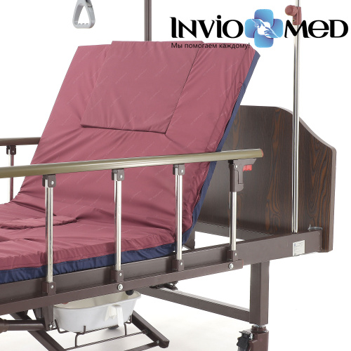 Кровать механическая Med-Mos YG-6 (MM-2124Н-00) с туалетным устройством и функцией «кардиокресло» фото фото 10 Кровать механическая Med-Mos YG-6 (MM-2124Н-00) с туалетным устройством и функцией «кардиокресло» фото фото 10