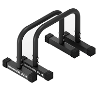 Брусья параллетсы для отжиманий BRONZE GYM 58х35х38см.,пара фото