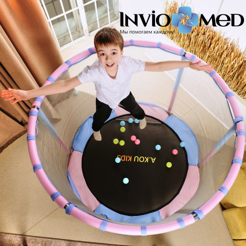 Батут DFC A.KOU KIDS 55 дюймов с сеткой фото фото 19