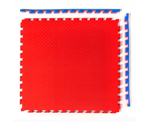 Буто-мат ППЭ-2040 (100 x 100 см, 40 мм) сине-красный фото фото 2