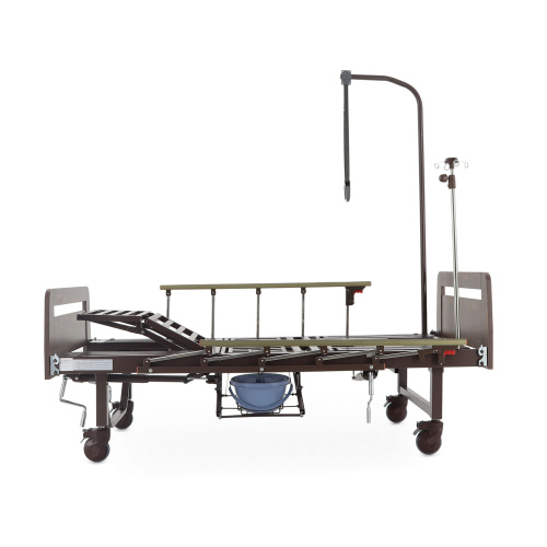 Кровать механическая Med-Mos YG-5 (РМ-5624Н-05) ЛДСП  с боковым переворачиванием, туалетным устройством и функцией «кардиокресло» фото фото 6