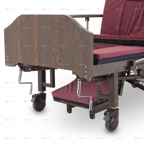Кровать механическая Med-Mos YG-5 (ММ-5124Н-00) с боковым переворачиванием, туалетным устройством и функцией «кардиокресло» фото фото 17