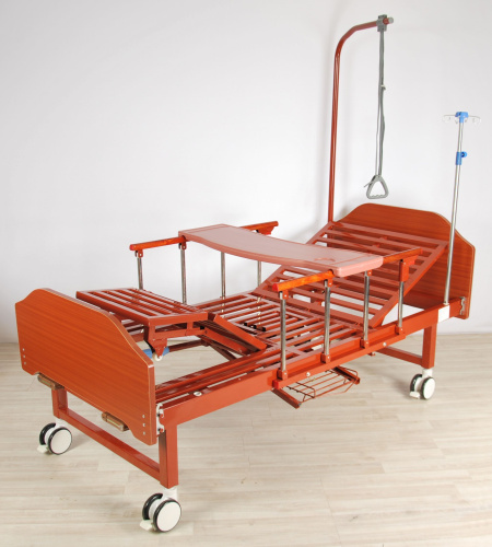 Кровать медицинская Мед-Мос YG-6 (MM-191ПН) с туалетным устройством и функцией «кардиокресло» фото фото 7