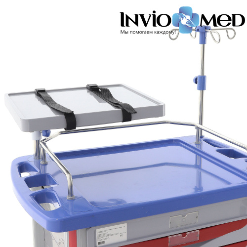 Столик реанимационный, анестезиологический ЕТ850-01 фото фото 7