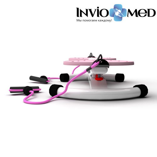 Фитнес платформа /горнолыжный тренажёр DFC "Twister Bow" с эспандерами фото фото 4