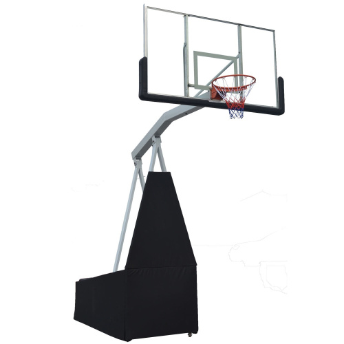 Баскетбольная мобильная стойка DFC STAND72G 180x105CM стекло (семь коробов) фото фото 3