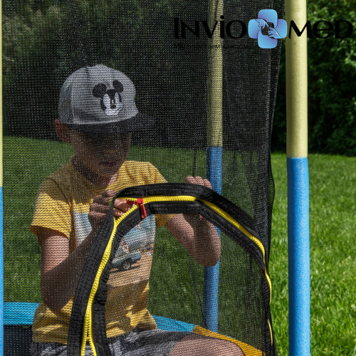 Батут DFC JUMP KIDS 60" желт/син, сетка (150см) фото фото 9