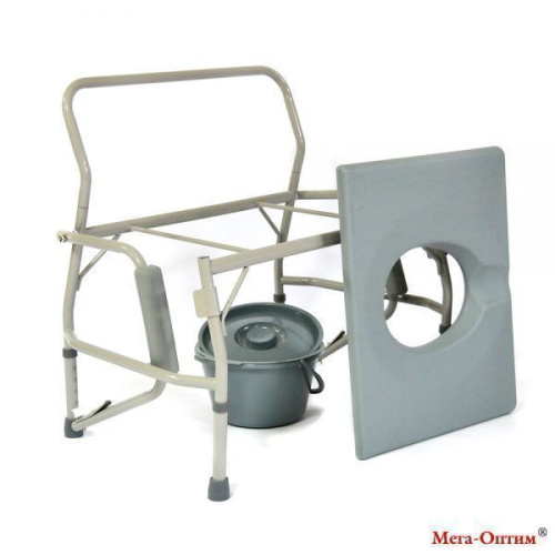 Кресло-стул Мега-Оптим HMP-7012 с санитарным оснащением фото 10
