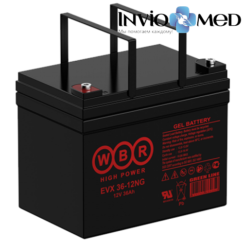Аккумулятор WBR EVX36-12NG (36 Aч) для инвалидных колясок фото