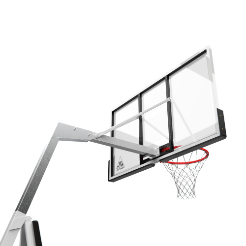 Баскетбольная мобильная стойка DFC STAND56SG 143x80CM поликарбонат (3кор) фото фото 6