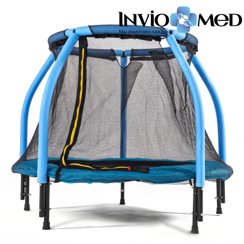 Батут DFC JUMP KIDS 48" синий, сетка (120см) фото фото 3