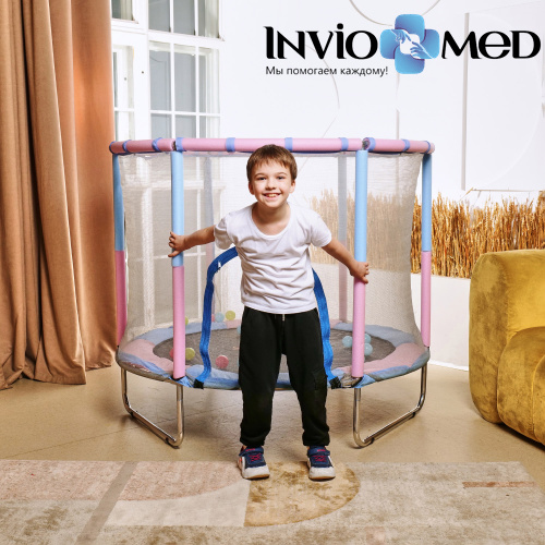 Батут DFC A.KOU KIDS 55 дюймов с сеткой фото фото 11