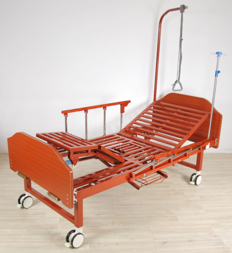 Кровать медицинская Мед-Мос YG-6 (MM-191ПН) с туалетным устройством и функцией «кардиокресло» фото фото 6