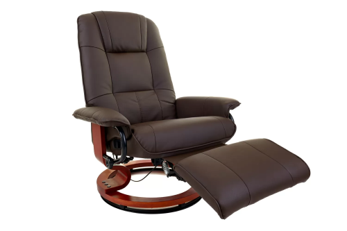 Кресло вибромассажное Calviano с подъемным пуфом 2159 фото фото 2