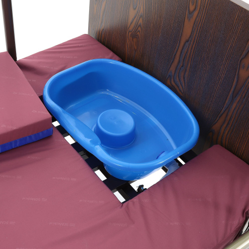 Кровать механическая Med-Mos Е-45А (ММ-5124Н-10) с боковым переворачиванием, туалетным устройством и функцией «кардиокресло» фото фото 25