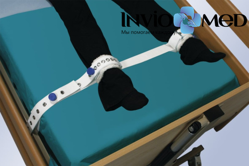 Фиксирующий ремень для ног ORLIMAN 1015 с магнитным замком с креплением к кровати фото