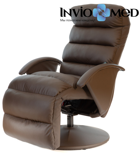 Кресло вибромассажное Angioletto Portofino Brown фото