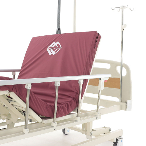 Кровать механическая Med-Mos E-31 (ММ-3014Н-00) (3 функции) с растоматом и полкой фото фото 25