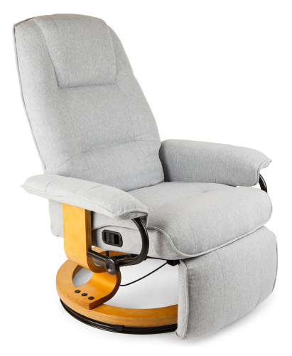 Кресло вибромассажное Calviano с подъемным пуфом 2162 фото фото 3