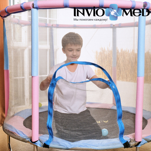 Батут DFC A.KOU KIDS 55 дюймов с сеткой фото фото 14