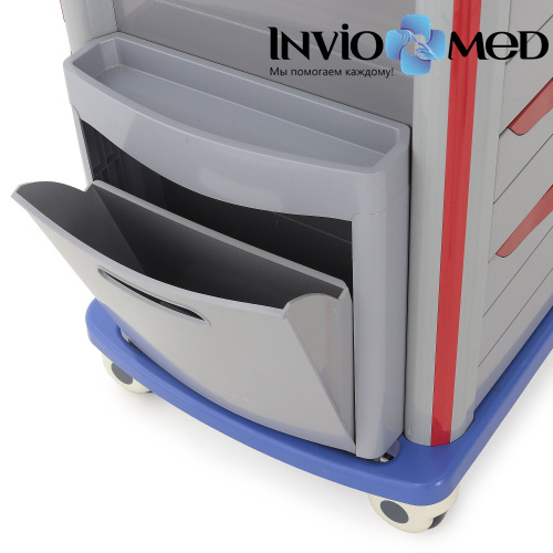 Столик реанимационный, анестезиологический ЕТ850-01 фото фото 9