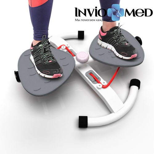 Фитнес платформа/горнолыжный тренажёр DFC "Twister Bow" с эспандерами фото фото 6