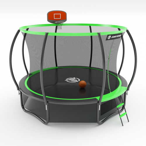 Батут Jump Power 14 ft Pro Inside Basket Green фото фото 4