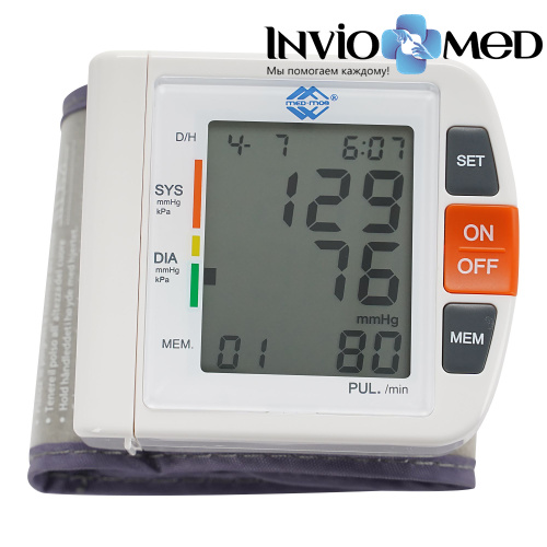 Тонометр на запястье автоматический (с голосовым выходом) Med-Mos PG-800A25 фото фото 3