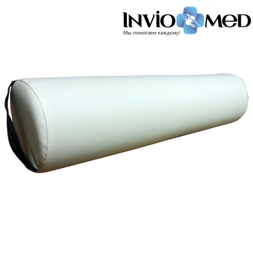 Валик для массажа круглый, беж. фото