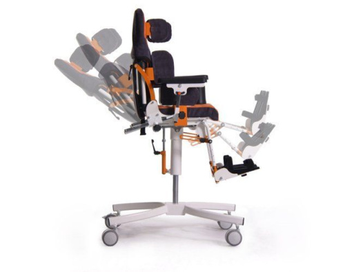 Кресло-коляска для детей с ДЦП Vermeiren Gemini II на комнатной шасси фото 3