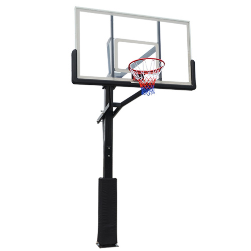 Баскетбольная стационарная стойка DFC ING72G 180x105CM стекло (четыре короба) фото фото 4