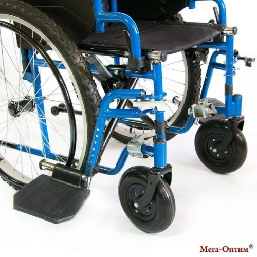 Кресло-коляска Мега-Оптим 512 AE с ручным приводом фото 8