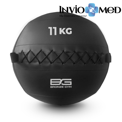 Мяч набивной BRONZE GYM, 11кг. фото