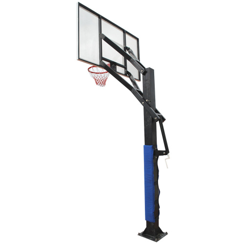 Баскетбольная стационарная стойка DFC ING72G 180x105CM стекло (четыре короба) фото фото 5