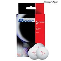 Мячики для н/тенниса DONIC AVANTGARDE 3, 6 штук, белый фото