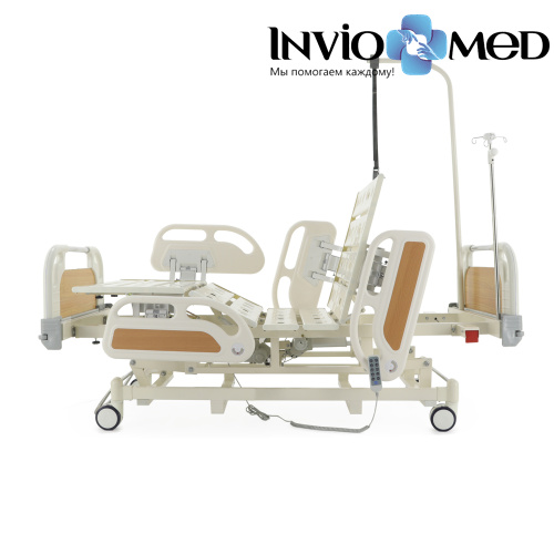 Кровать реанимационная электрическая Med-Mos DB-3 (6 функций) (МE-4039Н-01) с выдвижным ложементом и растоматом CPR+аккумулятор фото фото 6 Кровать реанимационная электрическая Med-Mos DB-3 (6 функций) (МE-4039Н-01) с выдвижным ложементом и растоматом CPR+аккумулятор фото фото 6