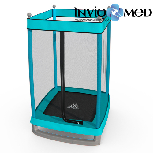 Батут DFC MONKEY 50х50", син/зел, сетка (127х127см) фото фото 2