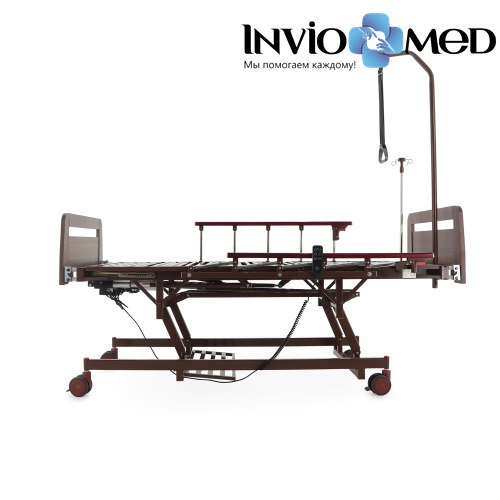 Кровать электрическая MED-MOS DB-6 (ЛДСП венге) с аккумулятором и удлинением фото фото 6 Кровать электрическая MED-MOS DB-6 (ЛДСП венге) с аккумулятором и удлинением фото фото 6