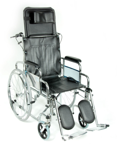 Инвалидная коляска Med-Mos FS954GC (MK-007/46) с подголовником